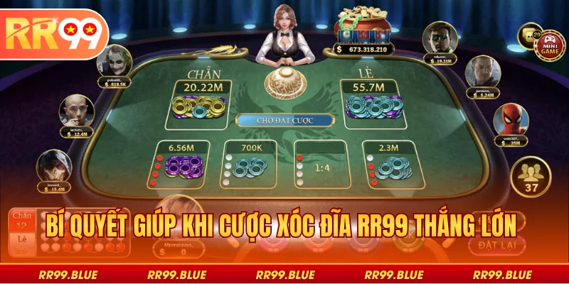Bí quyết giúp khi cược xóc đĩa RR99 thắng lớn