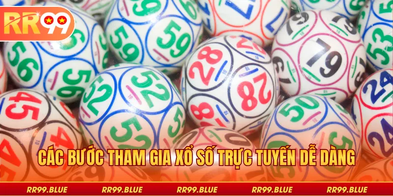 Các bước tham gia xổ số trực tuyến dễ dàng
