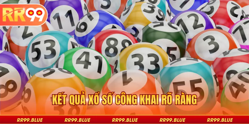 Kết quả xổ số công khai rõ ràng